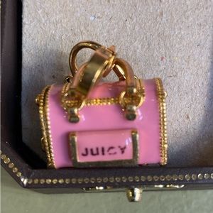 Juicy Couture Yorkie Pet Carrier Charm Re-tired
